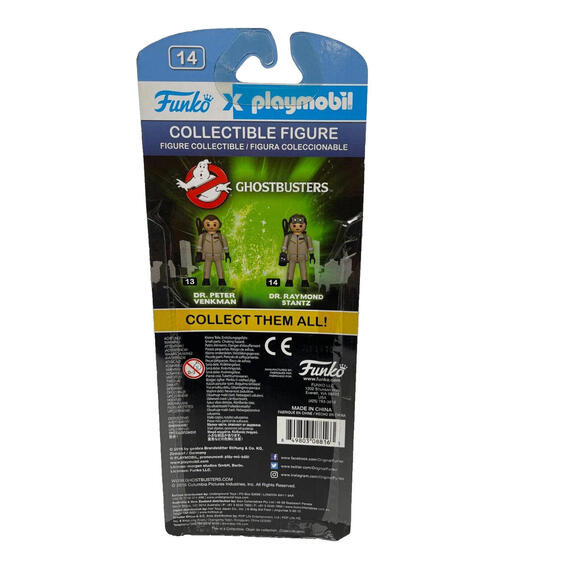 Ghostbusters Playmobil Funko Collectible Vinyl Figure Raymond Stantz Retro NIB - Picture 3 of 6
